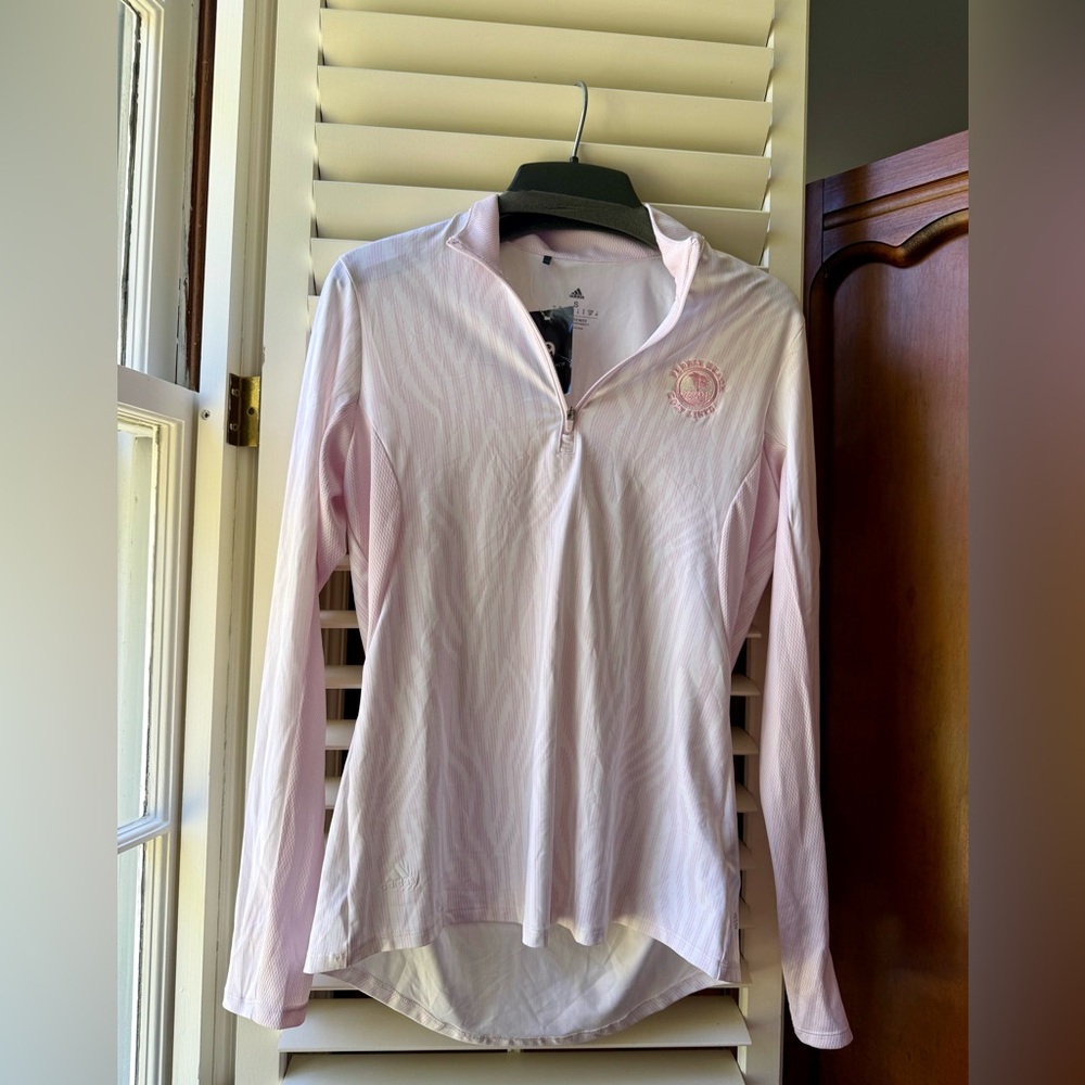 Adidas x Pebble Beach Golf Links Quarter-Zip – Light Pink | Size S | NWT